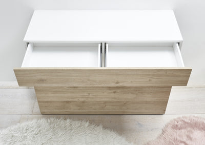 White AKIRA entrance cabinet