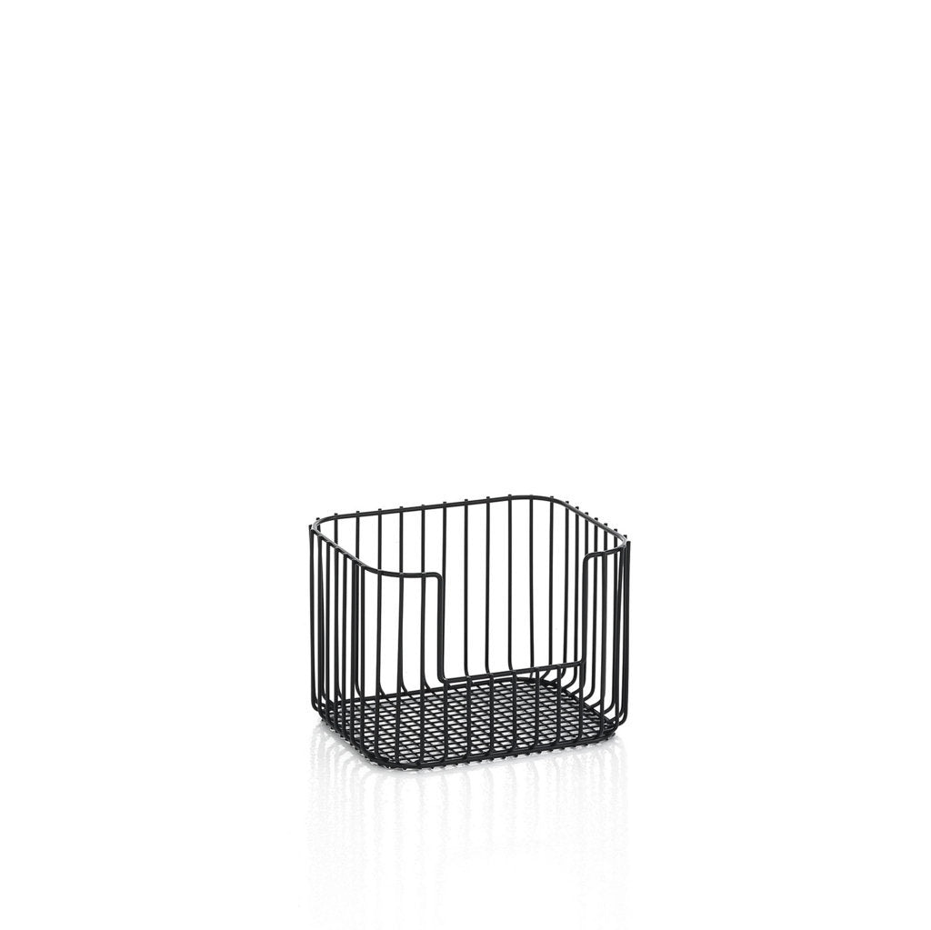 YOORI stackable basket black