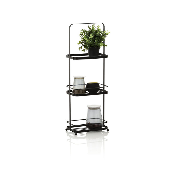 KOKO black floor shelf/organiser