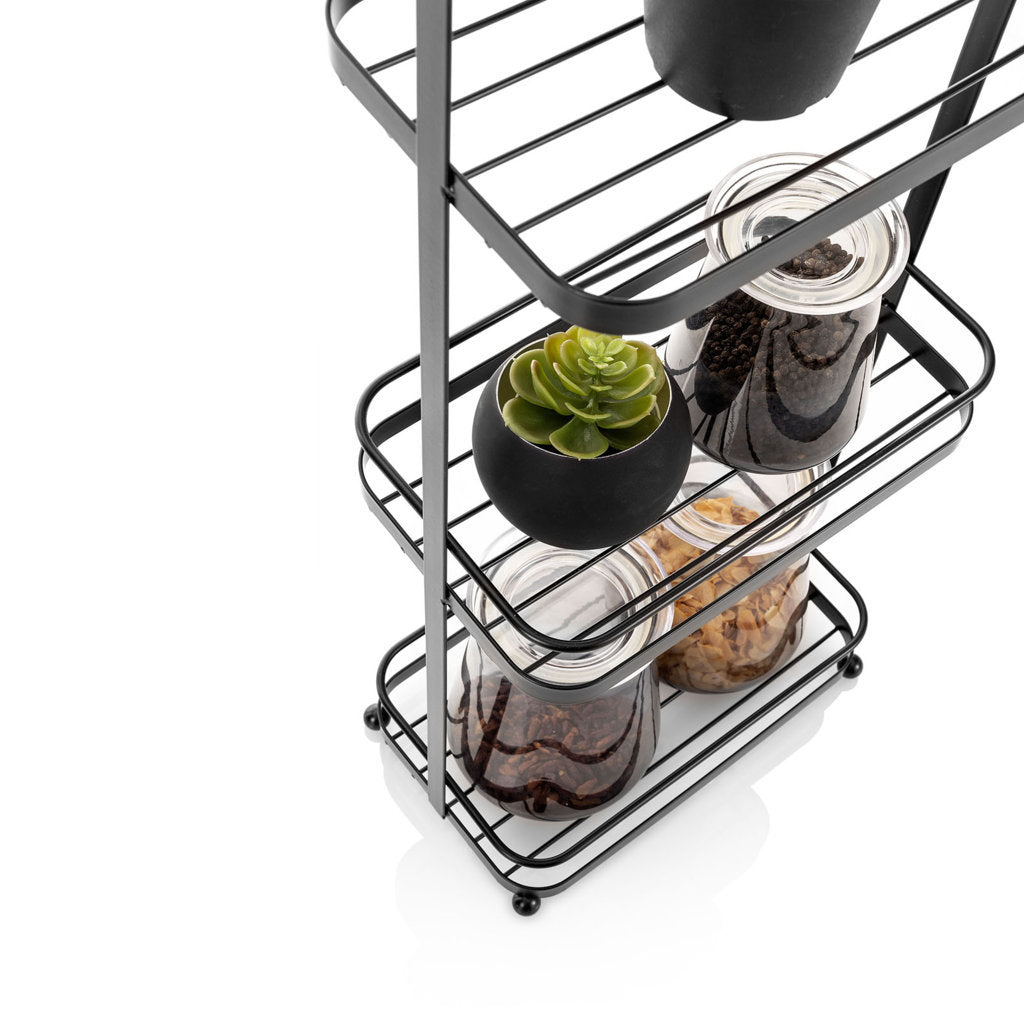 KOKO black floor shelf/organiser