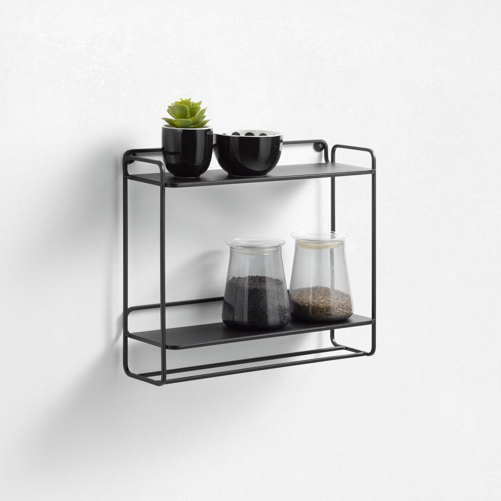 LOTO black wall shelf