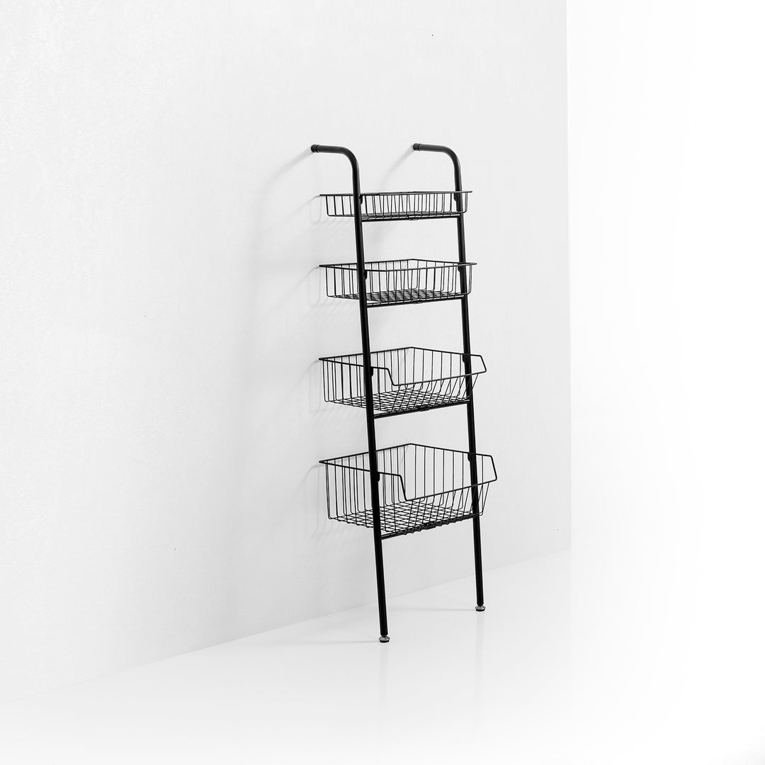 NIKKO black wall shelf