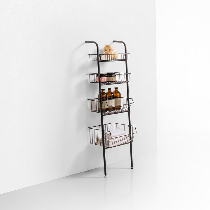 NIKKO black wall shelf