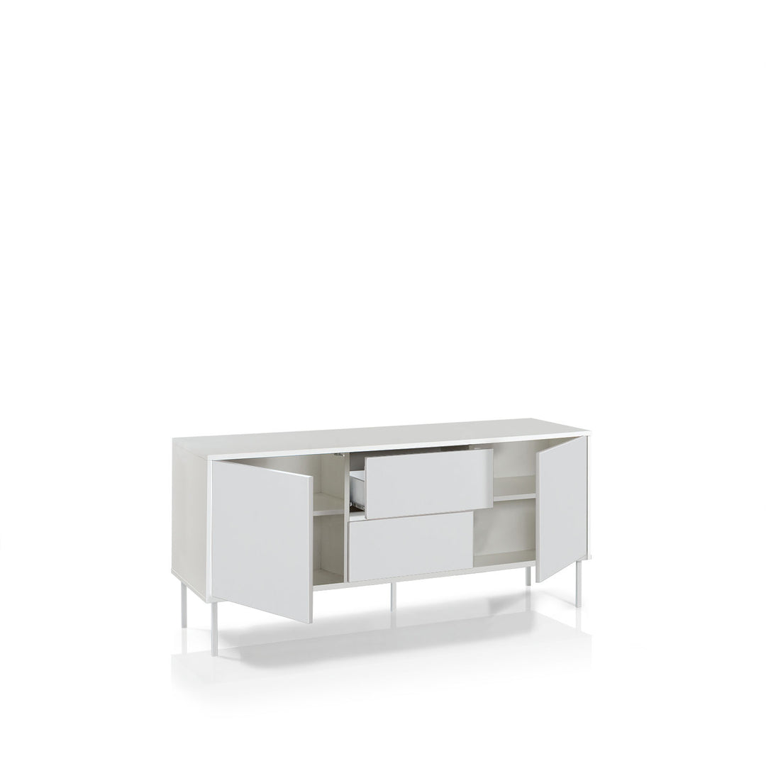 Buffet 2 ante/2 cassetti PANAREA bianco