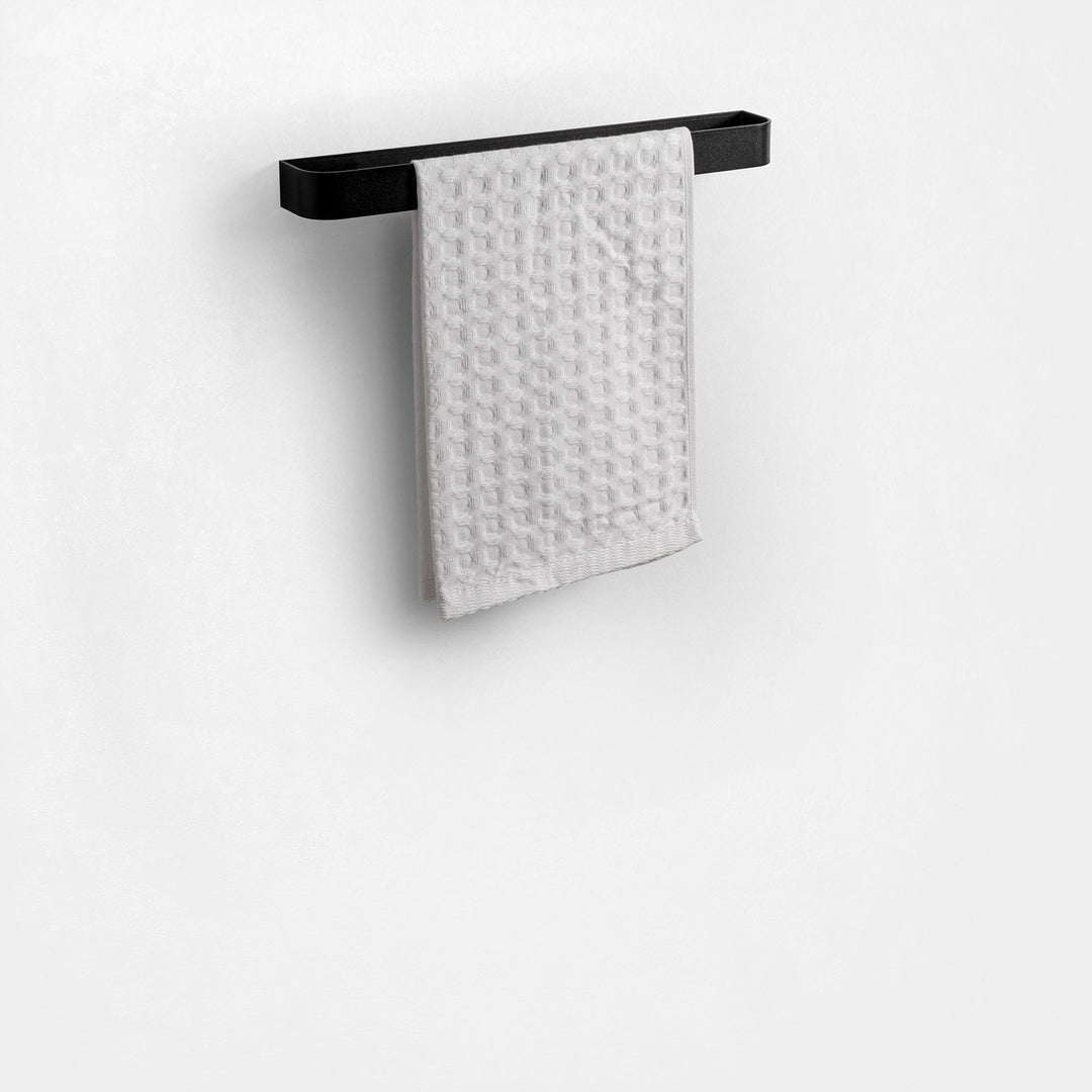 JIRO black wall towel holder