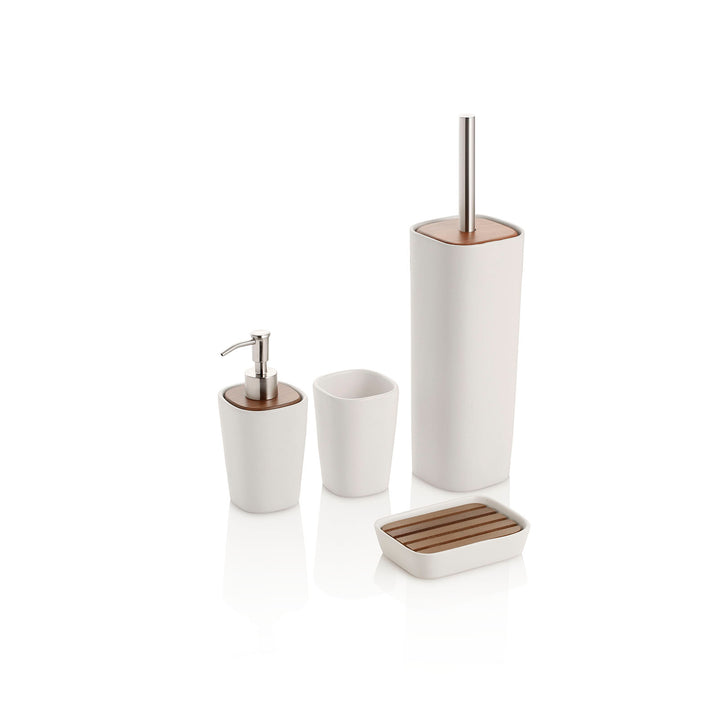 Dispenser per sapone WOOD bianco