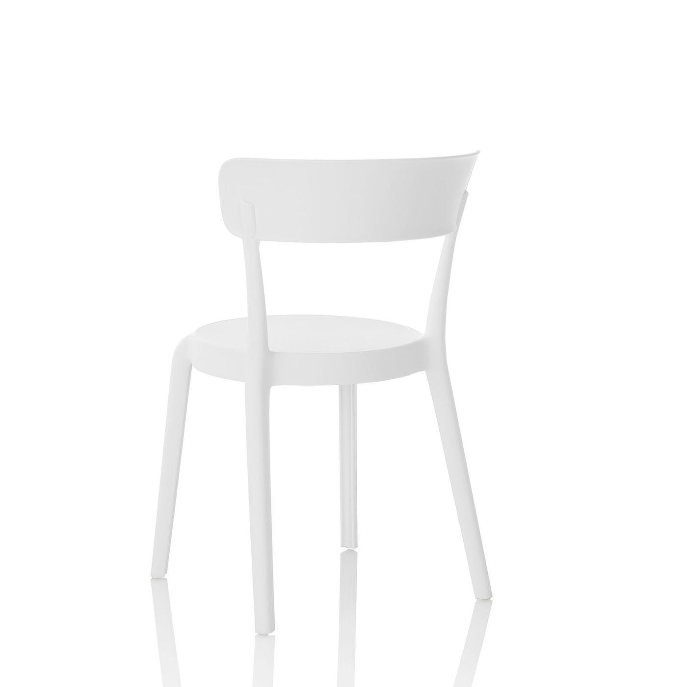 Set of 4 indoor/outdoor chairs MOSS white