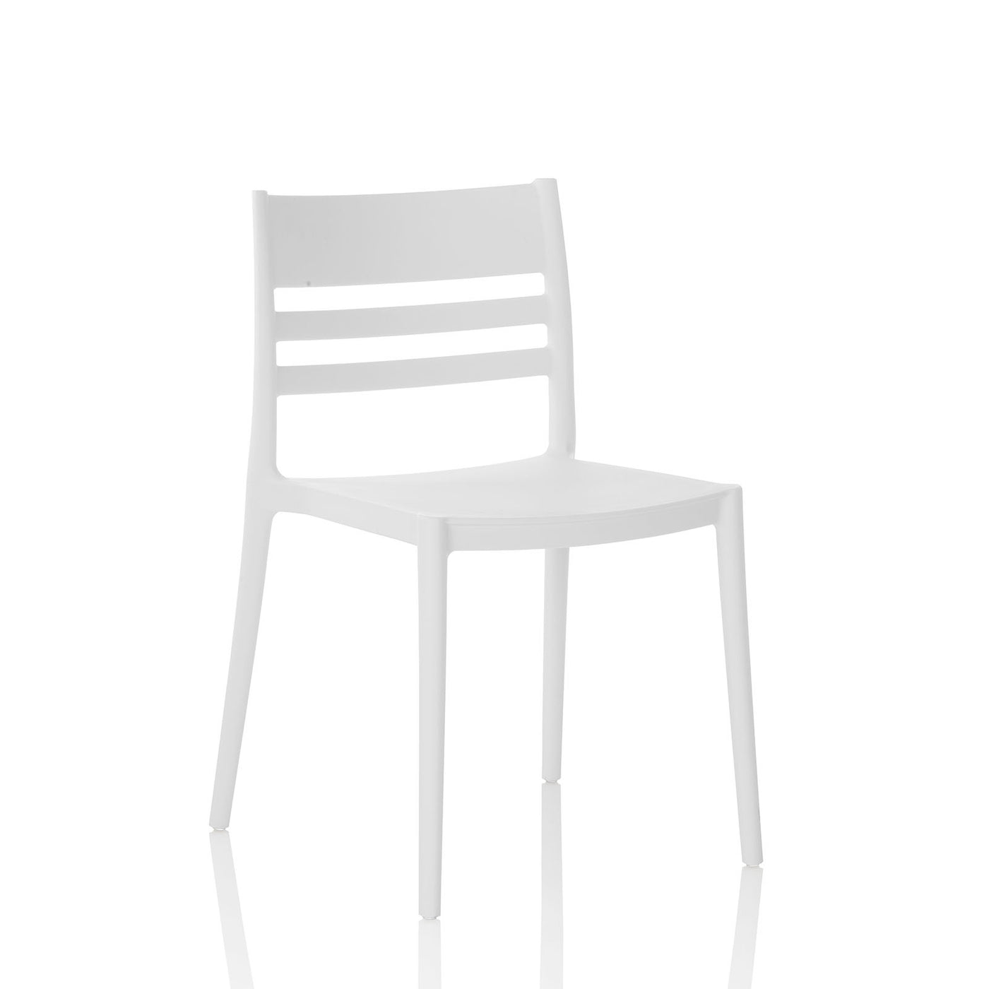 Set 4 Sedie interno/esterno CLYDE bianco – TFT Home Furniture