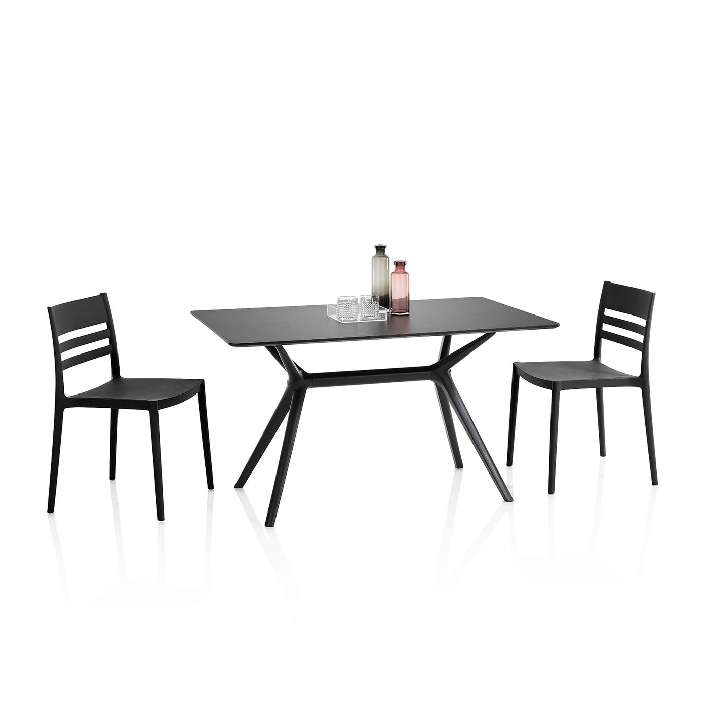 SNAKE black indoor/outdoor table