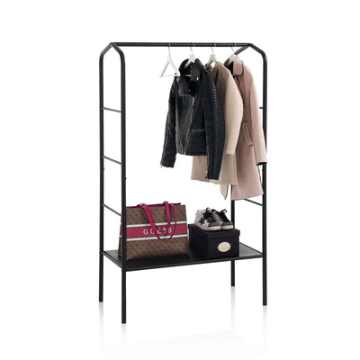 HEX black clothes hanger stand