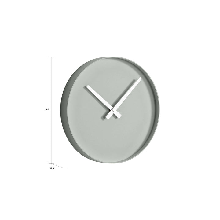 Wall clock TAIMU green