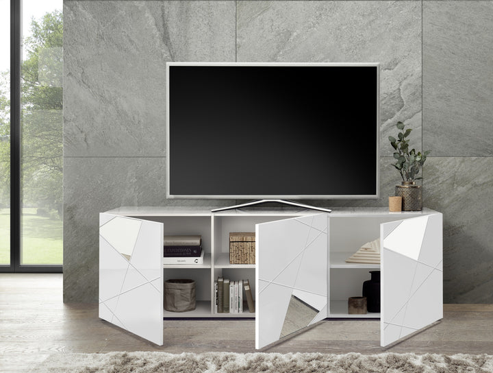 GRIMILDE TV stand white