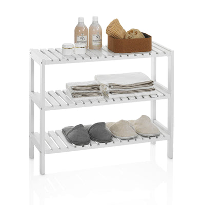 FLOBY white shelf/shoe rack