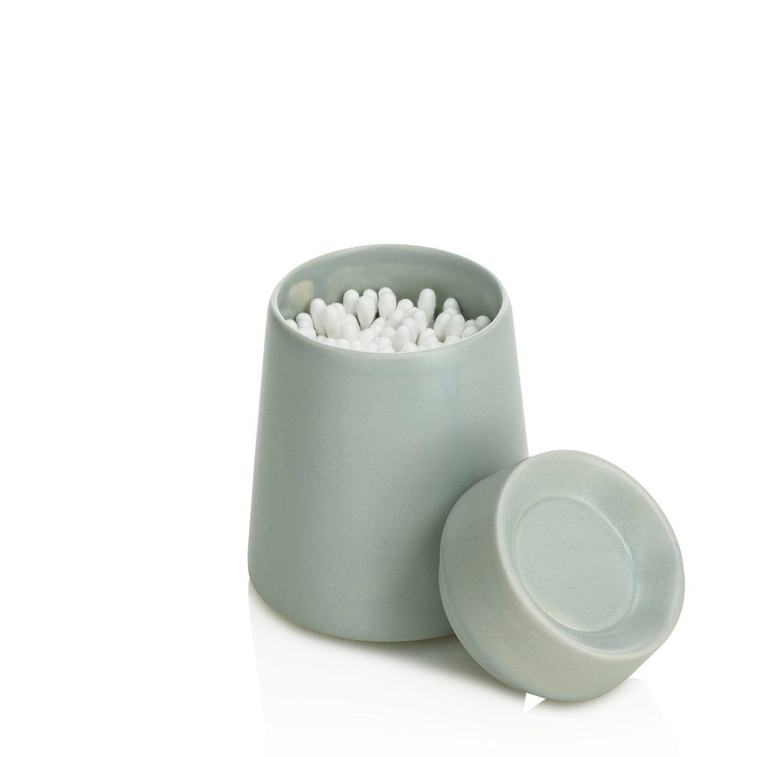 KIVI gray cotton swab container