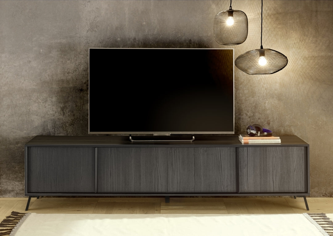 HOA Black Ash TV Stand