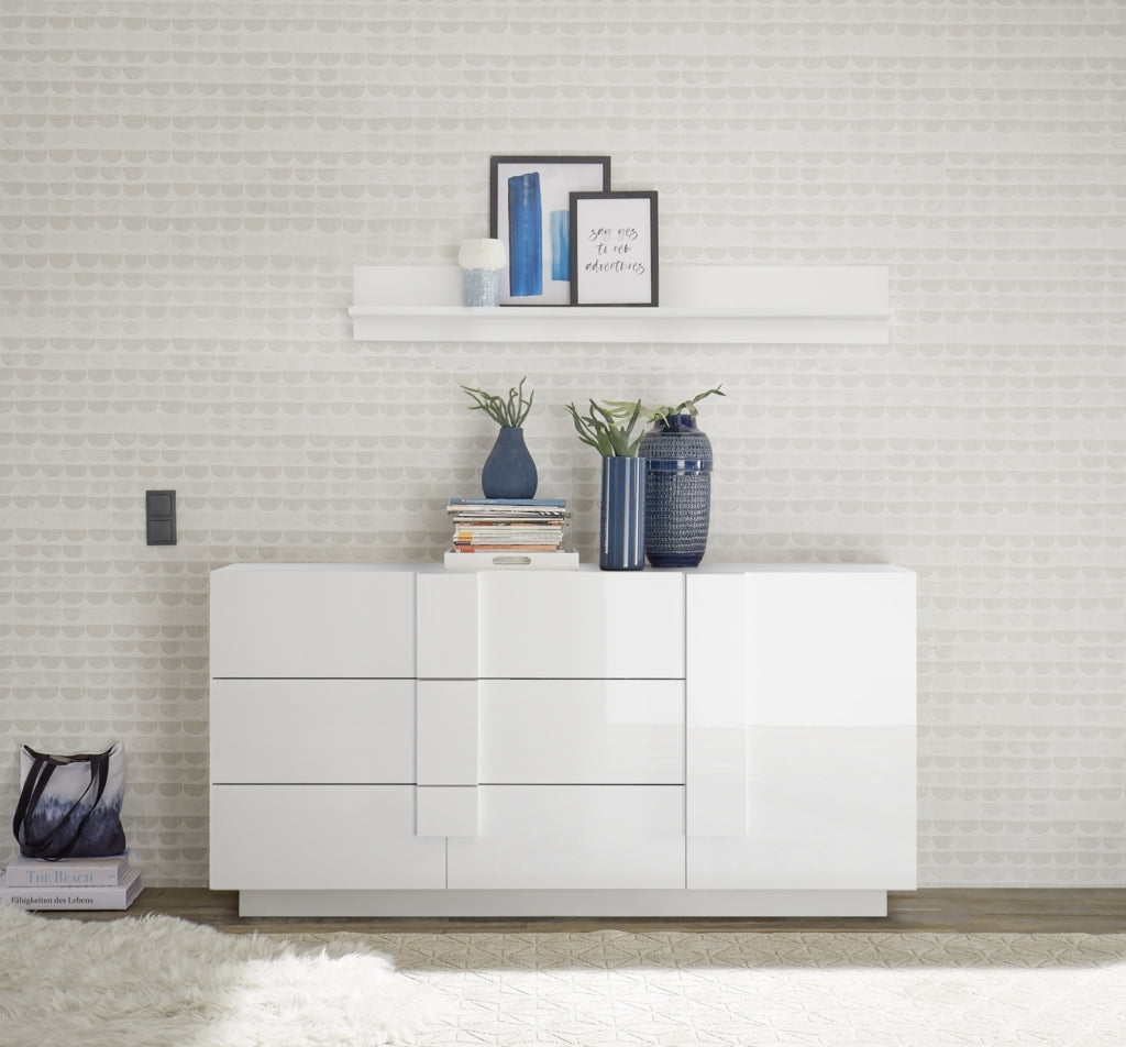 LOMPAT sideboard white 180cm 1 door