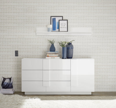 LOMPAT sideboard white 180cm 1 door