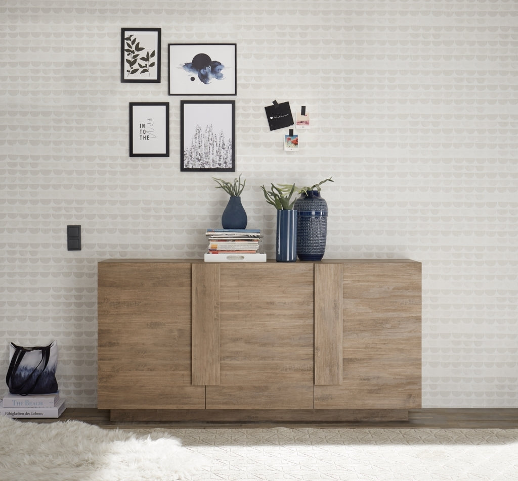 Buffet HOA honey oak 180cm 3 doors