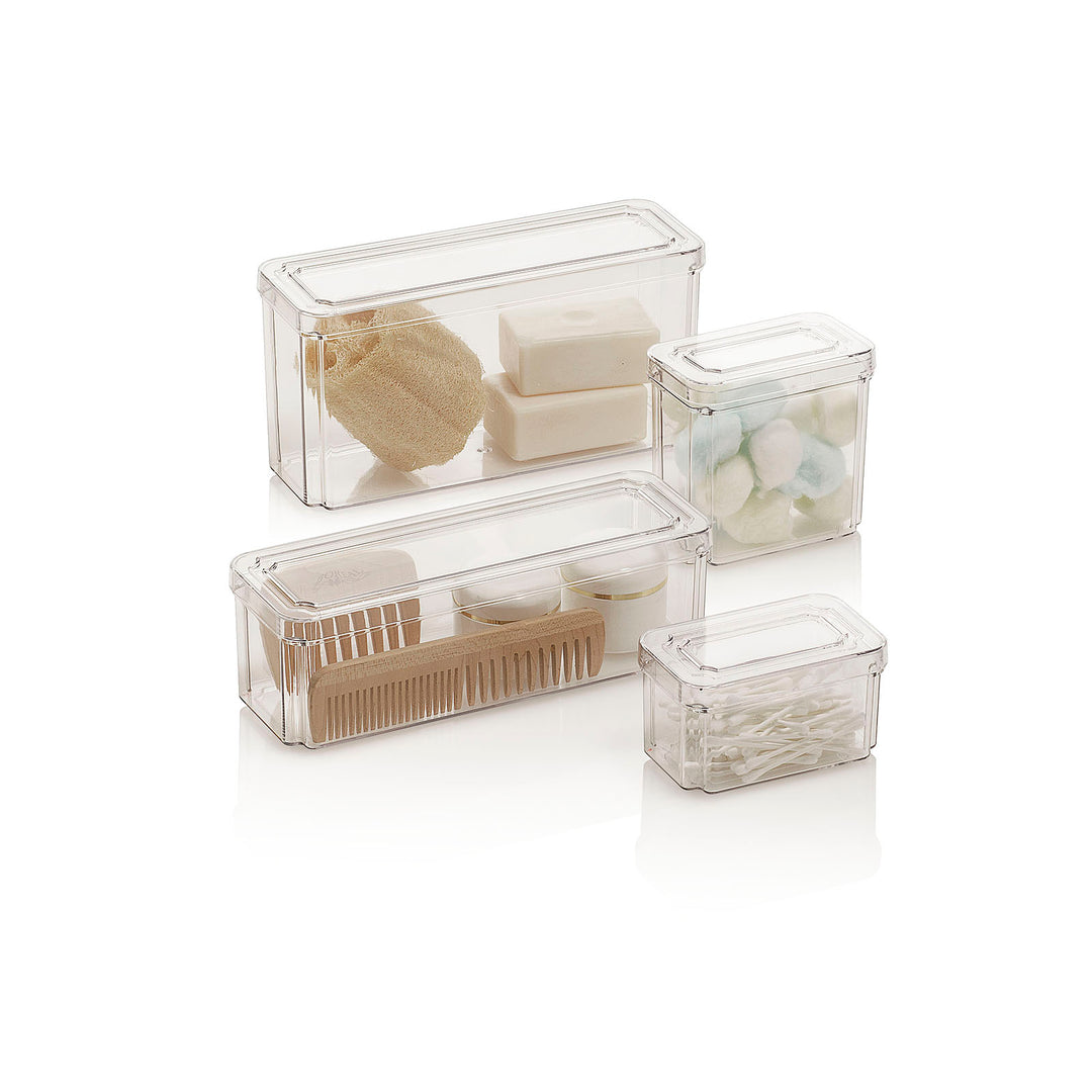 Set of 4 KIN containers with lids