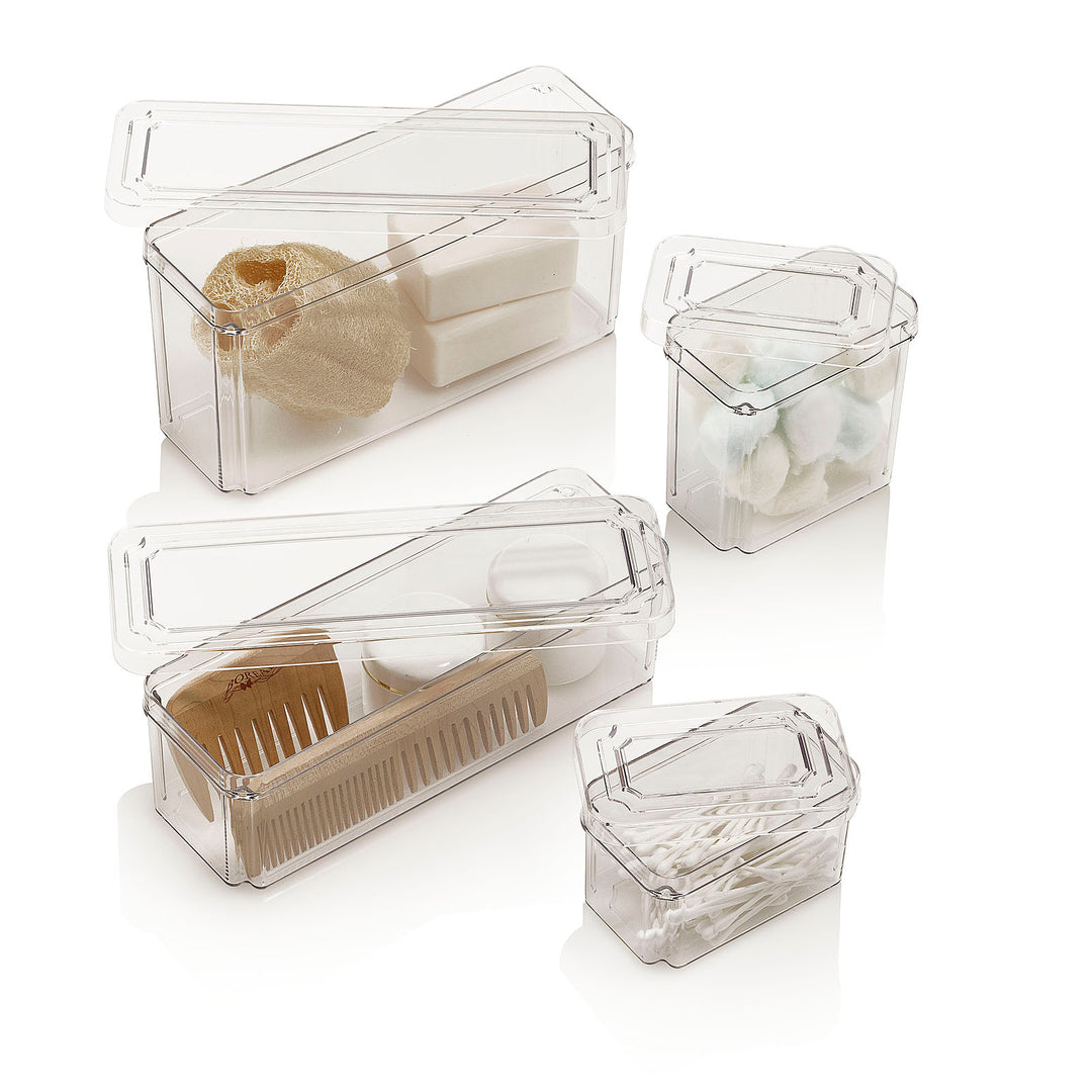 Set of 4 KIN containers with lids