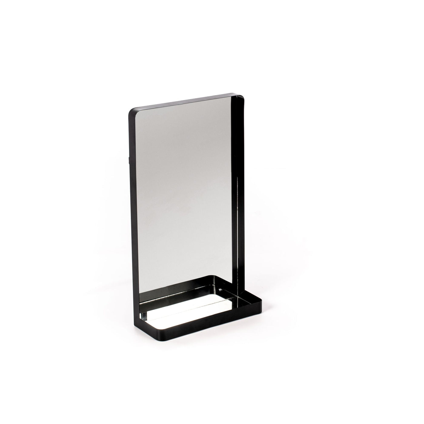 JADE wall mirror w/shelf