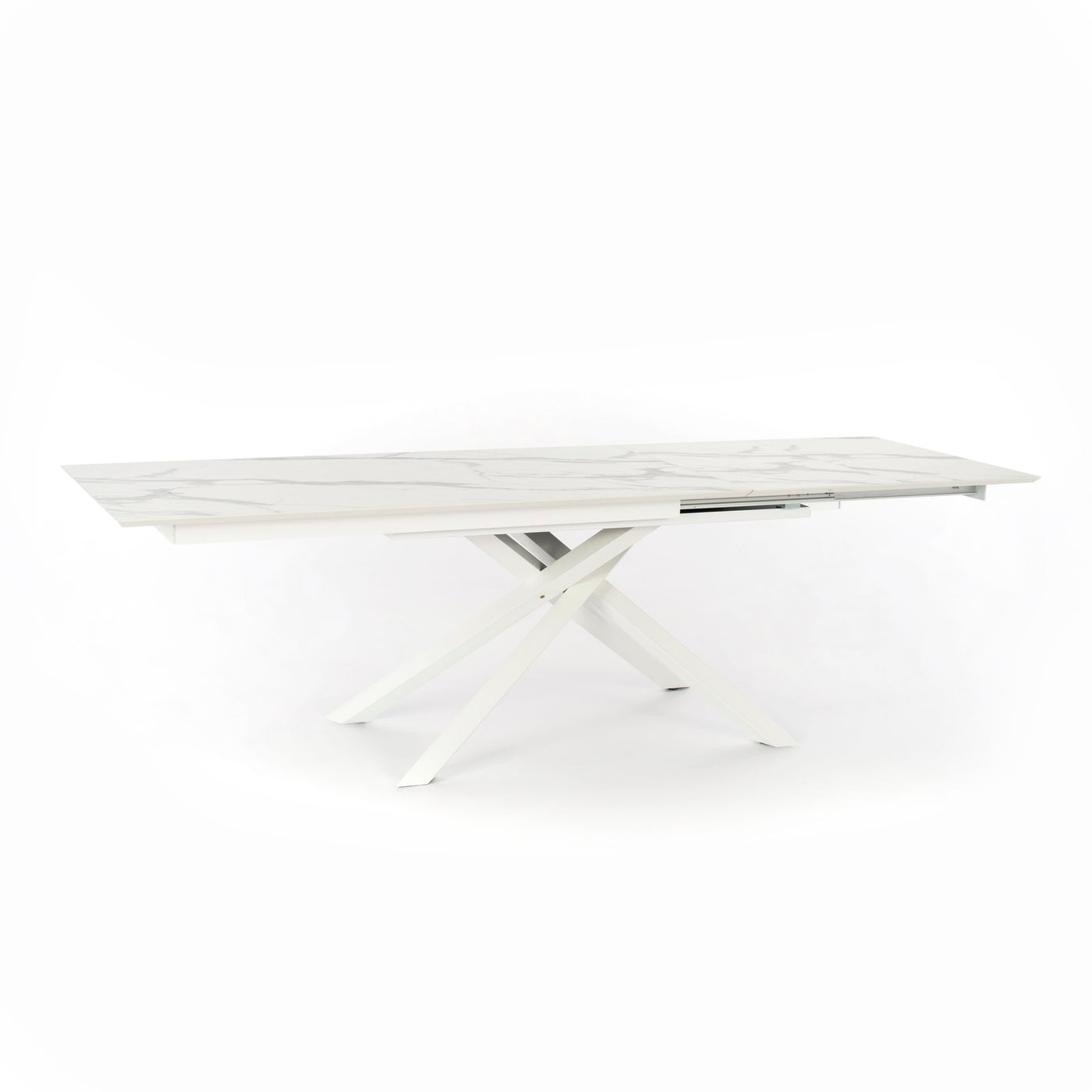 EVRON extendable table in calacatta marble