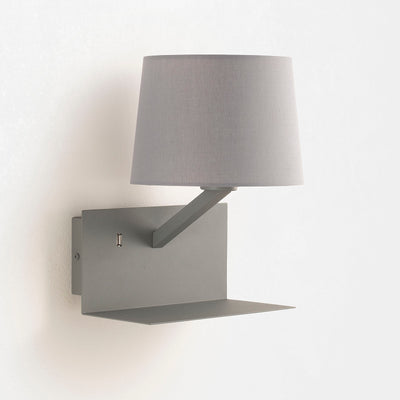 Gray KAARO wall light with USB