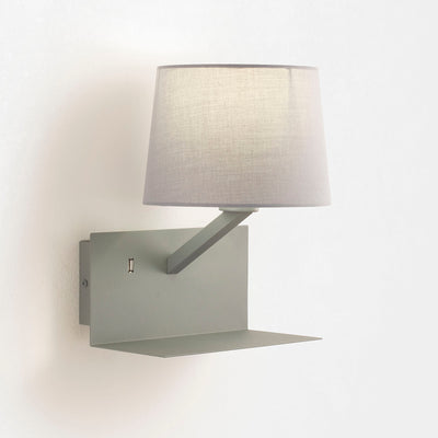 Gray KAARO wall light with USB