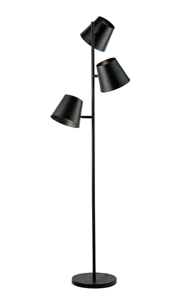 FRIDA floor lamp gray 3 bulbs