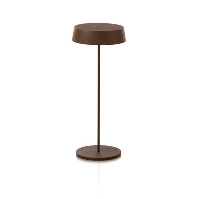 Rechargeable BISTROT corten table lamp