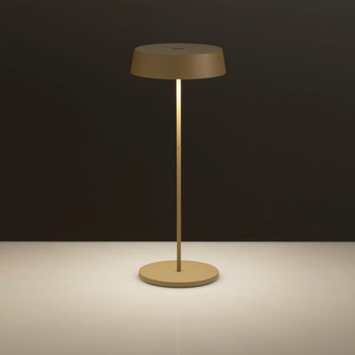 Gold BISTROT rechargeable table lamp