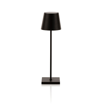 KIMA black rechargeable table lamp