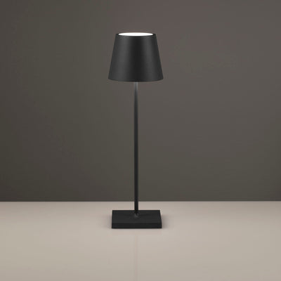 KIMA black rechargeable table lamp