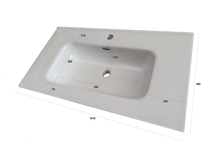 Composizione 4 pezzi FLAM miele 100 cm