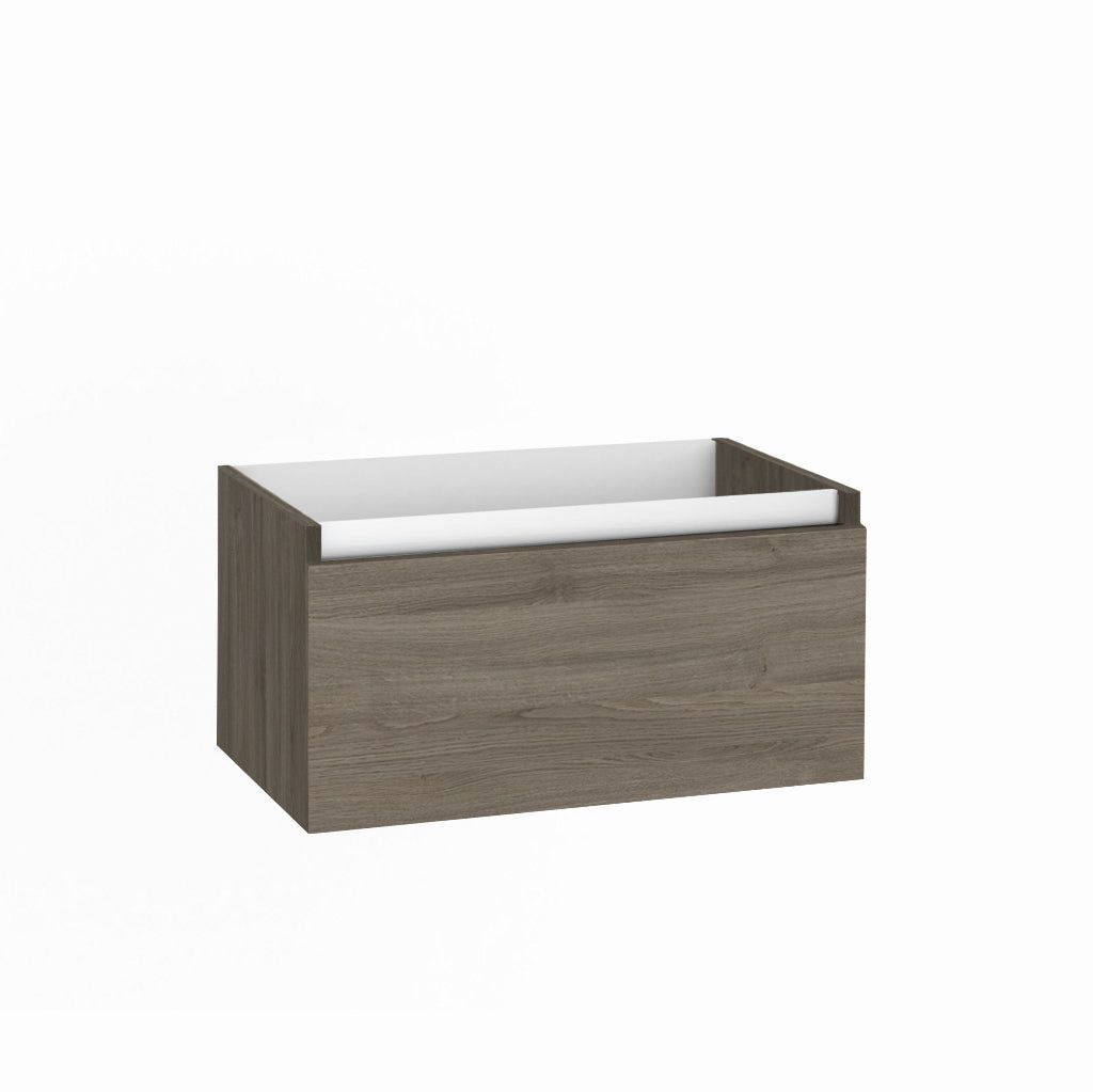 Base portalavabo 1 cassetto PERTH rovere cenere 70 cm