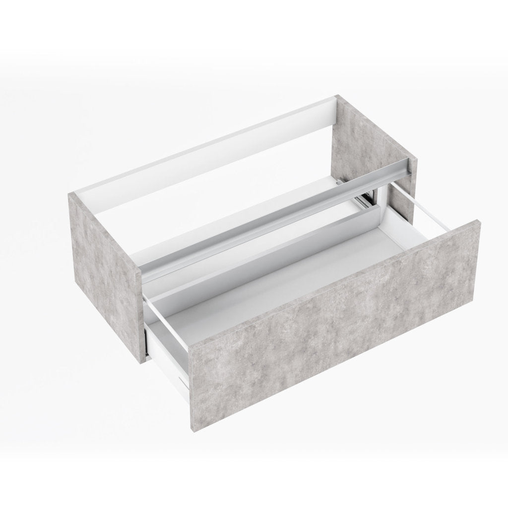 PERTH cement 1-drawer washbasin unit 100 cm