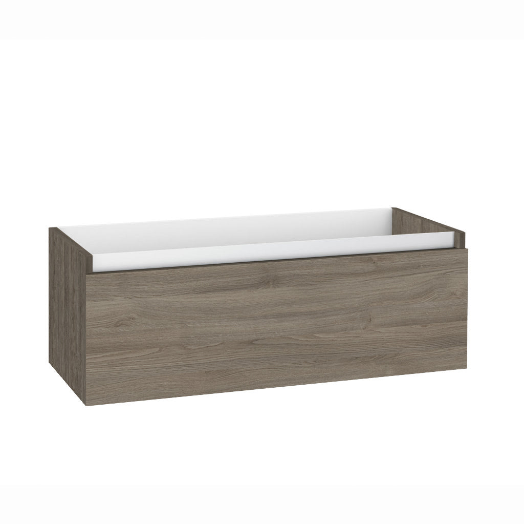 PERTH ash oak 1 drawer washbasin base unit 100 cm