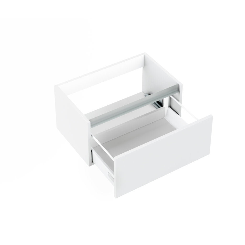 PERTH white 1-drawer washbasin unit 70 cm