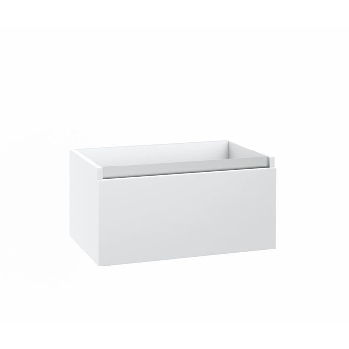 Composizione doppio lavabo 6 pezzi PERTH bianco