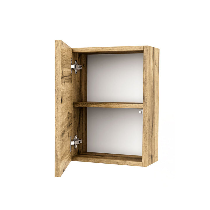 PERTH honey oak wall unit