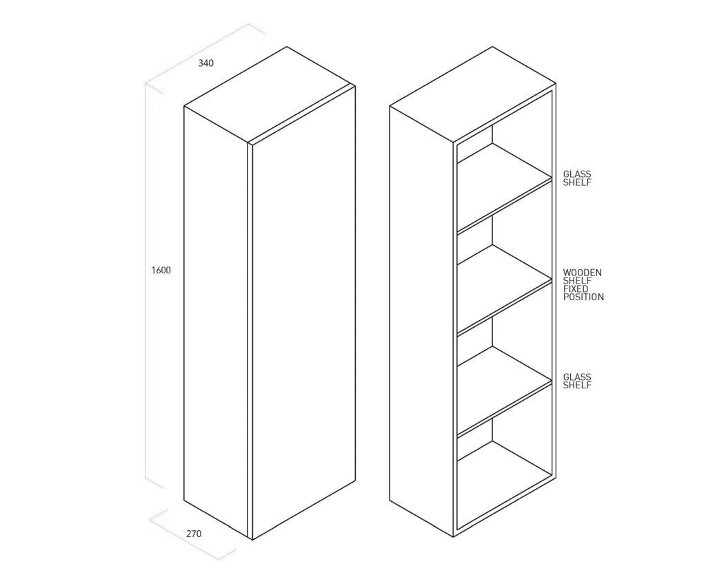 Column OSLO stone white