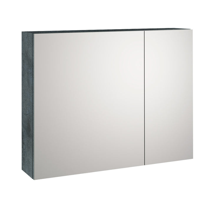 OSLO Stone Blue 2-Door Cabinet Mirror