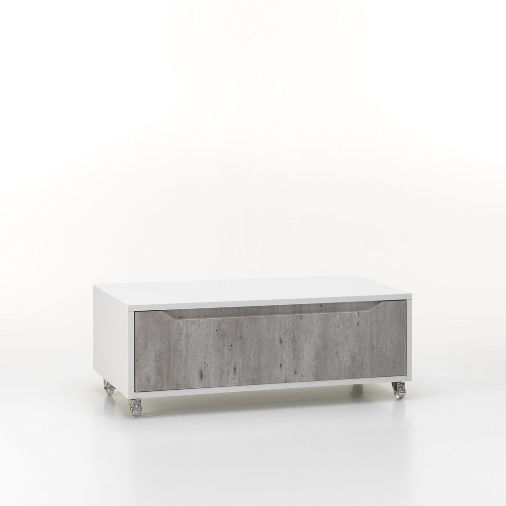 BELSK concrete chest of drawers