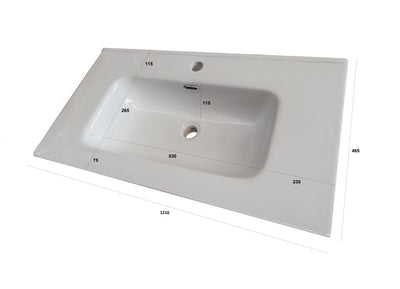 Composizione 4 pezzi AGO bianco opaco 120cm