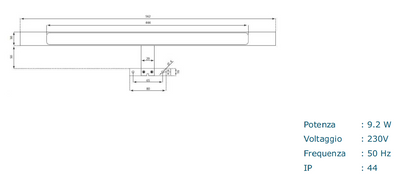 Composizione 4 pezzi AGO rovere cenere 120cm