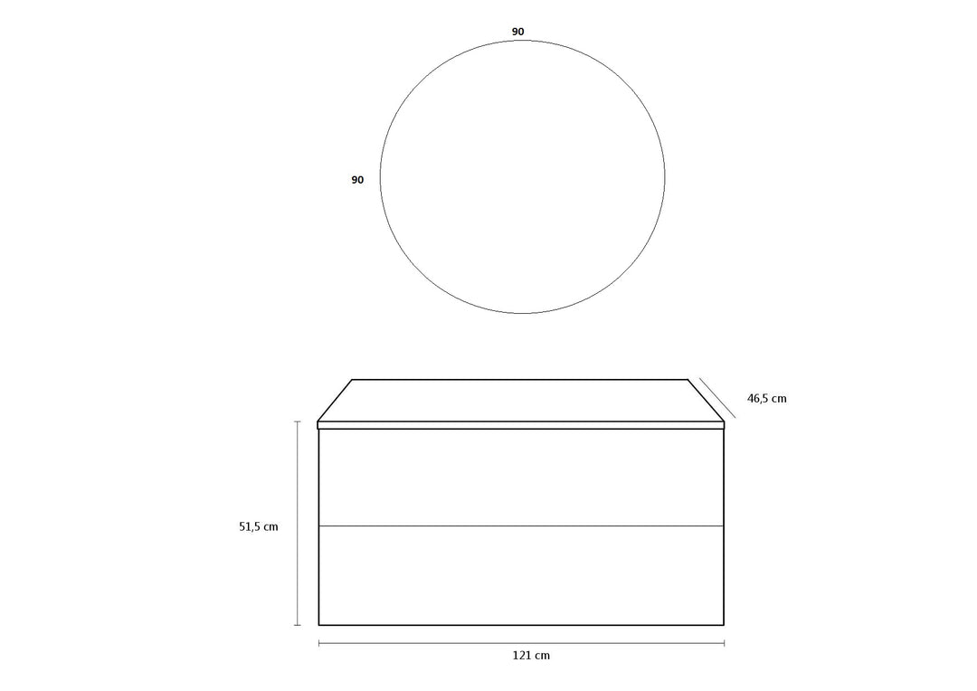 Composizione 4 pezzi AGO rovere cenere