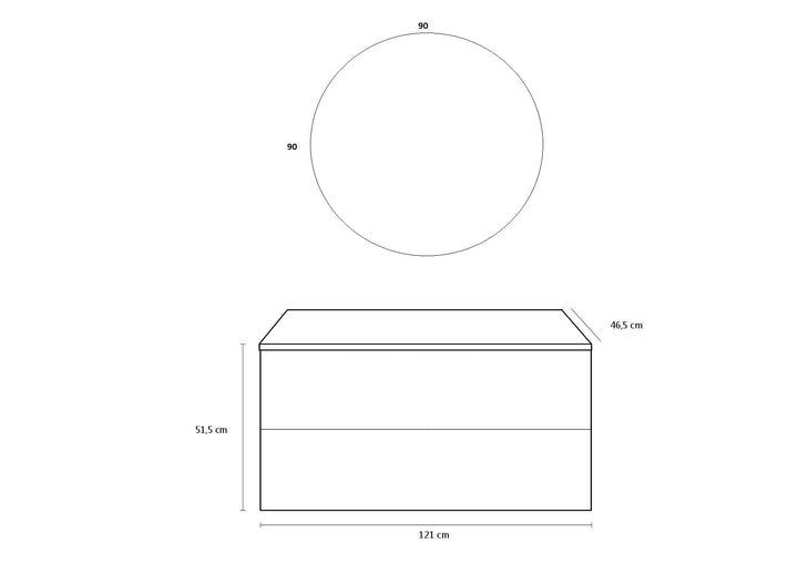 Composizione 4 pezzi AGO rovere cenere