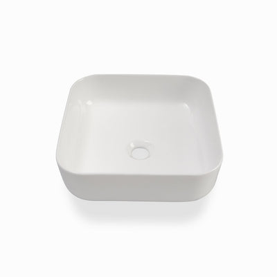 Composizione doppio lavabo 7 pezzi YOKA  noce/bianco