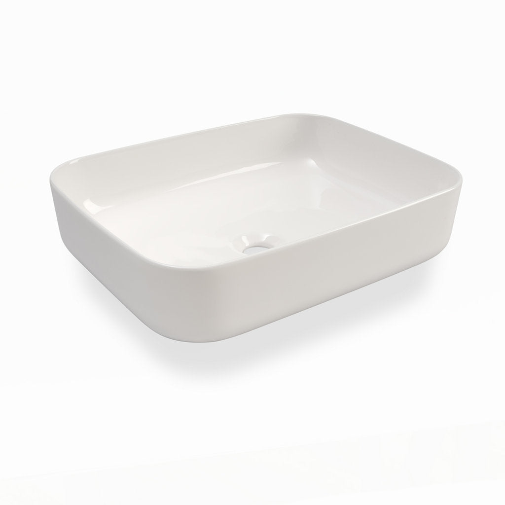 Composizione doppio lavabo 8 pezzi YOKA bianco